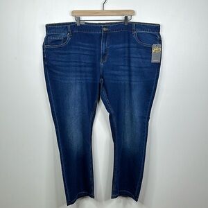 Johnny Bigg Big & Tall Marvin Regular Mid Rinse Straight Men’s Jeans